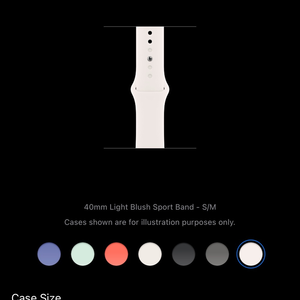 Light Blush Sport Band for Electronics Wearables